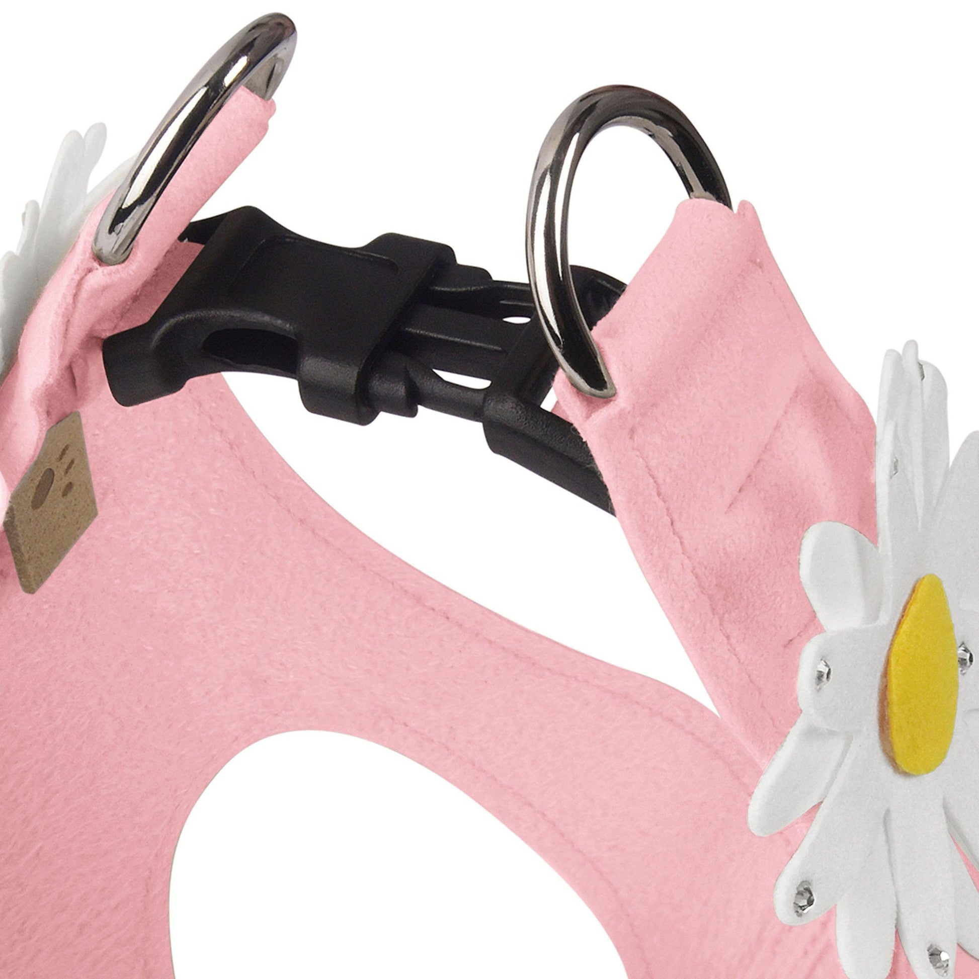 High-quality step-in designer dog harnesses Puppy Pink - Pooch La La
