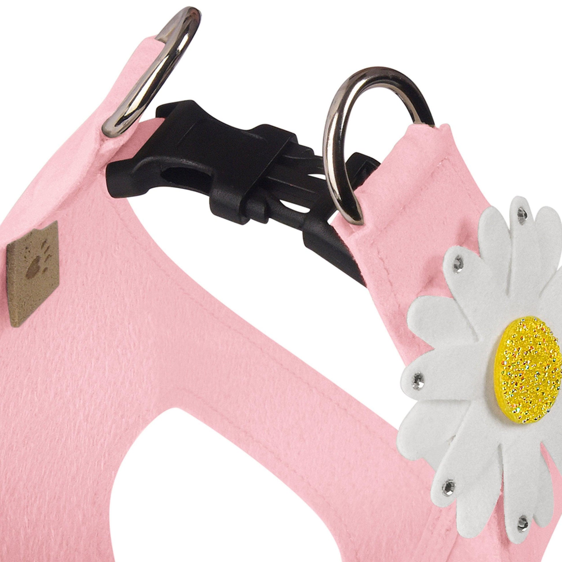 High-quality step-in designer dog harnesses Puppy Pink - Pooch La La