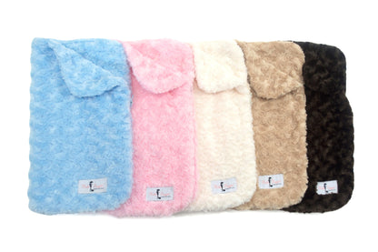 Velvety-soft plush sleeping bag for small dogs Chocolate - Pooch La La