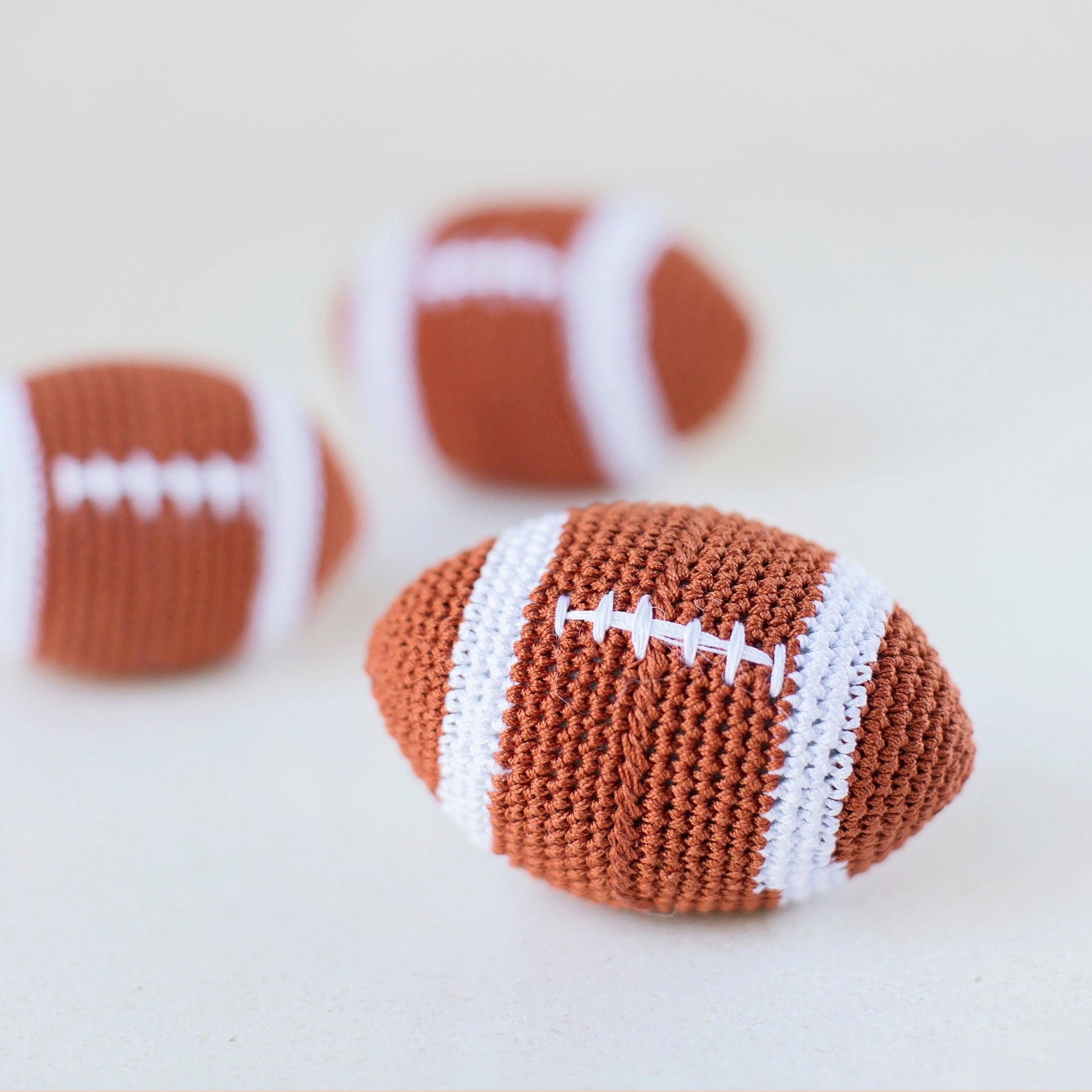 Crochet Football Toy - Pooch La La