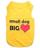 Graphic T-Shirt for Dogs Small Dog Big Heart - Pooch La La