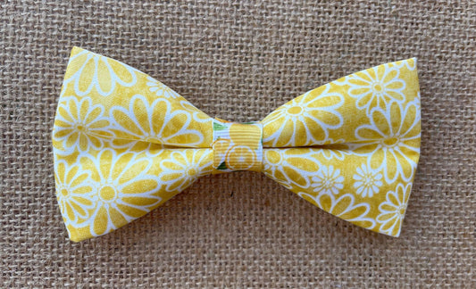 Yellow Flowers Lemon Citrus Center 🍋 Dog Tie - Pooch La La