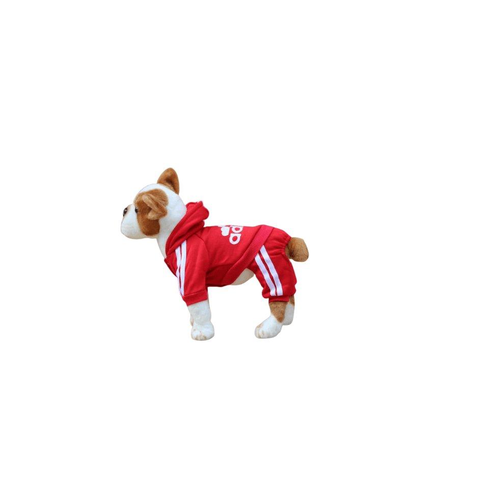 Red Jumpsuit for dogs - Pooch La La