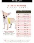 High-quality step-in designer dog harnesses Mint - Pooch La La
