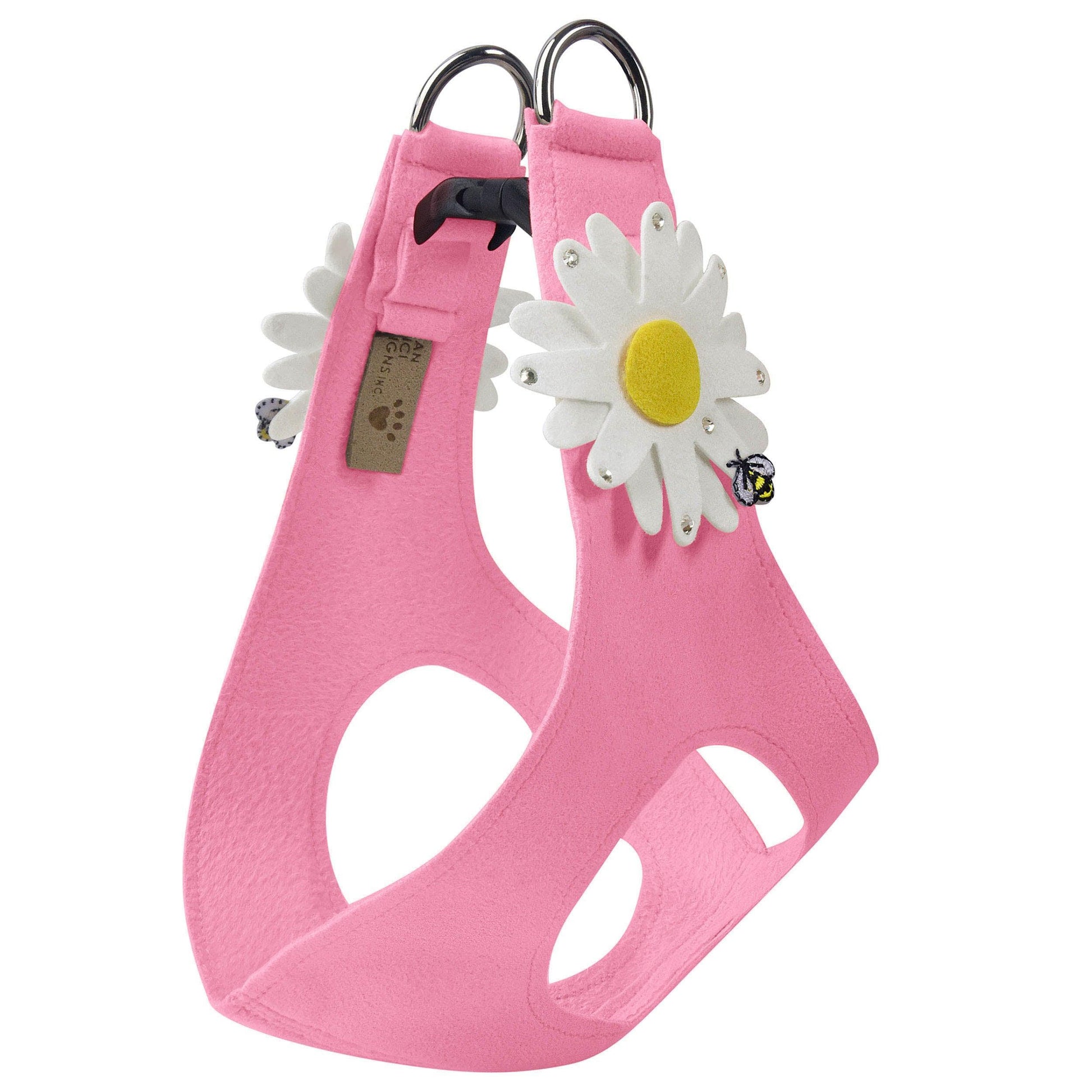 High-quality step-in designer dog harnesses Perfect Pink - Pooch La La